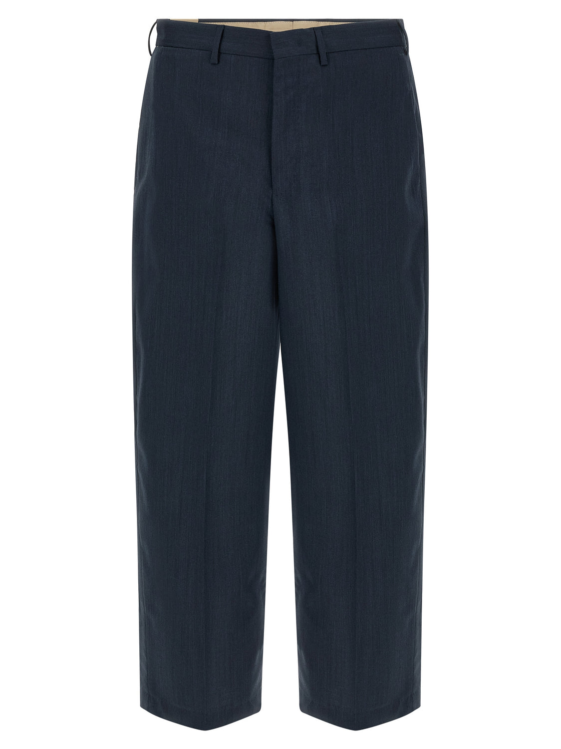Blue Virgin Wool Dress Pants