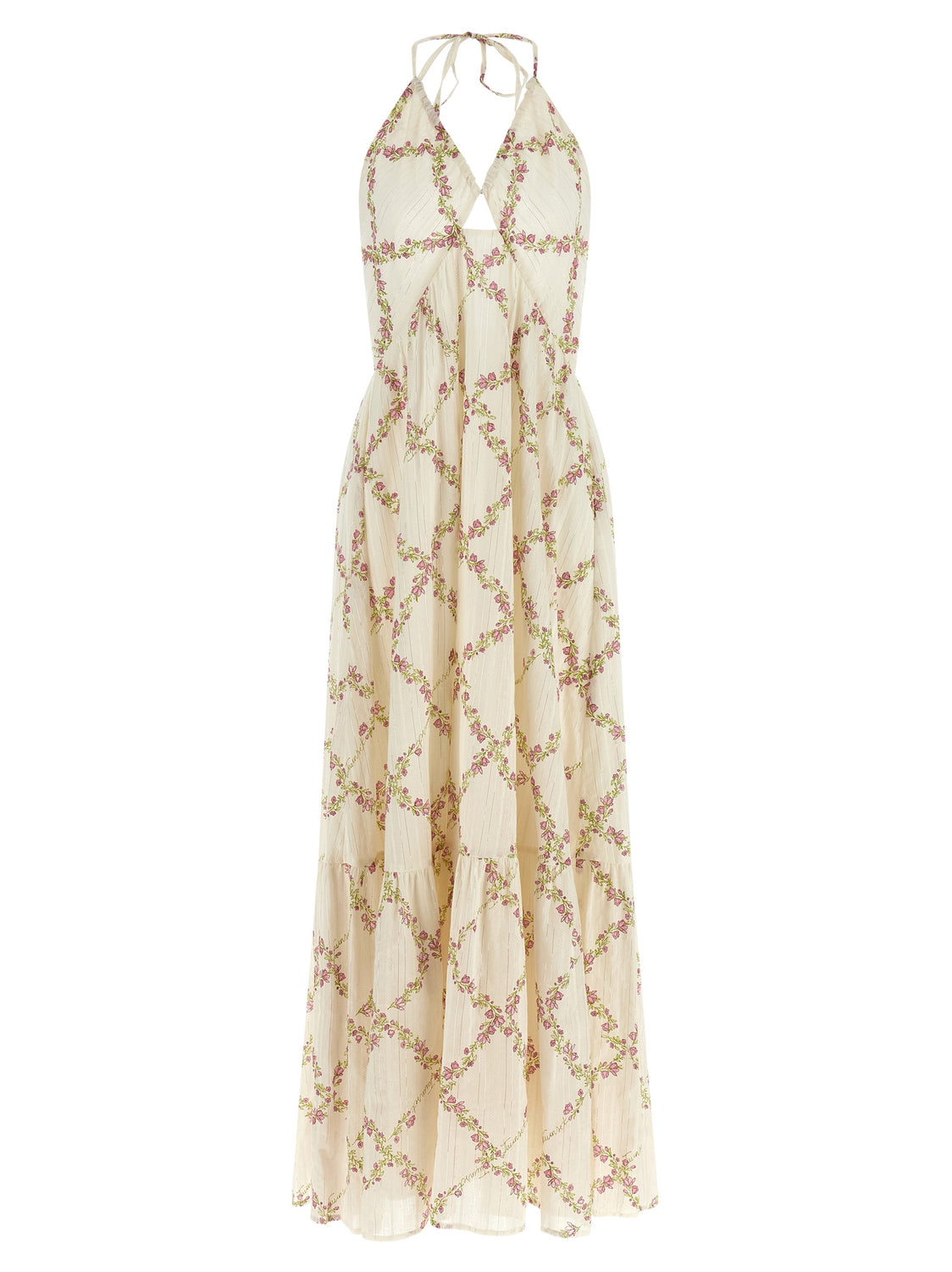 White Cotton Long Dress
