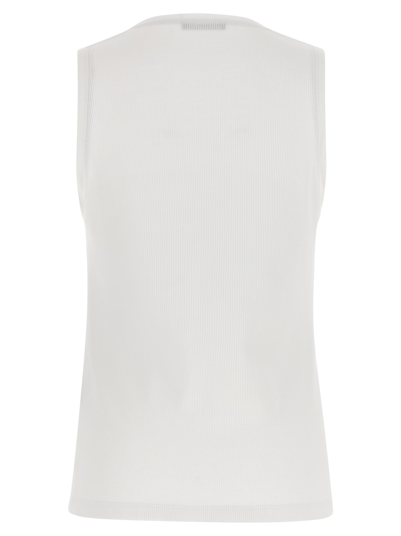 White Cotton Tank Tops