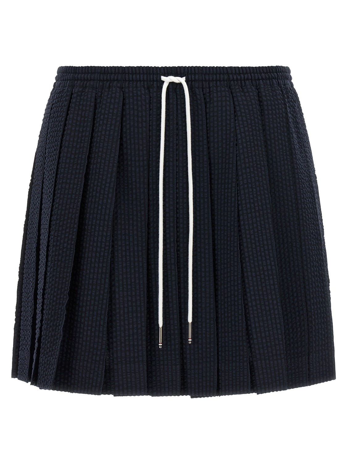 Blue Wool Long Skirt