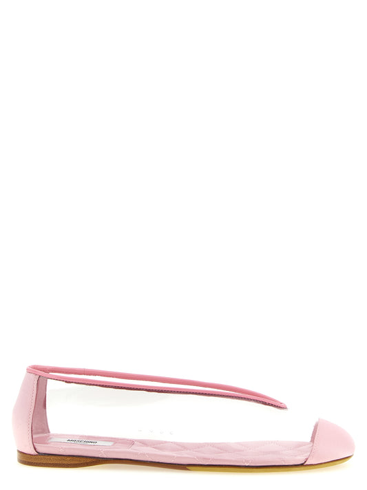 Multicolor Pvc Ballet Flats