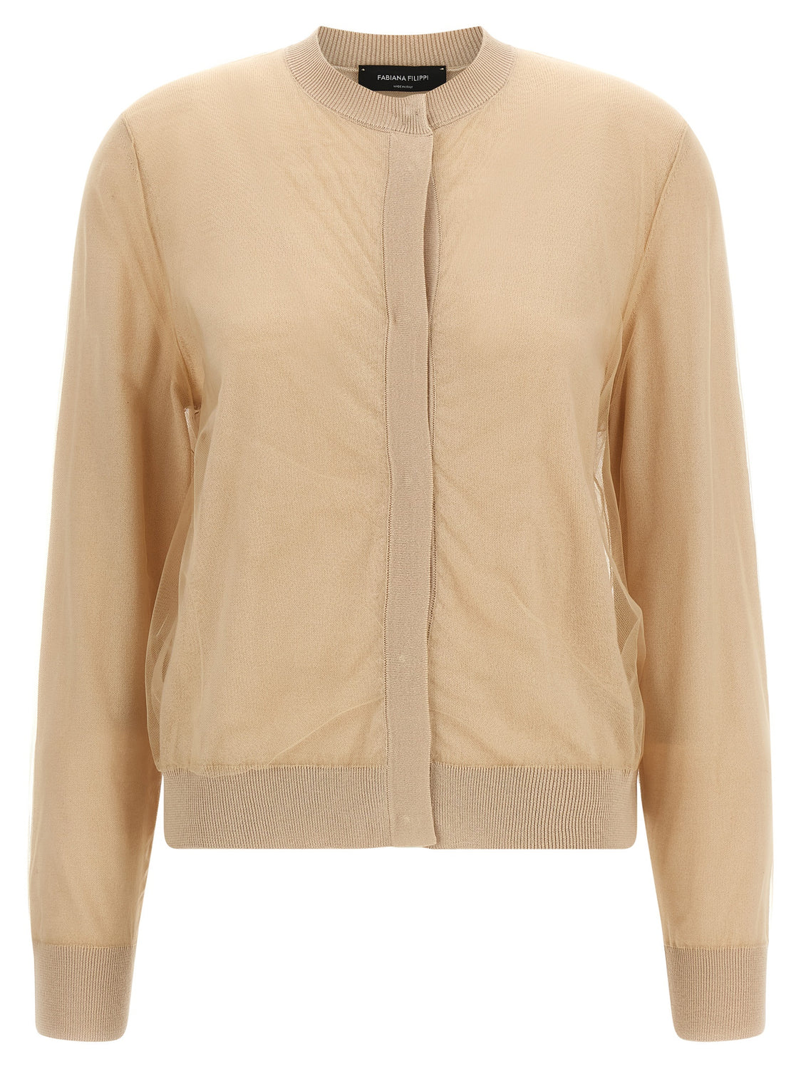 Brown Virgin Wool Cardigan