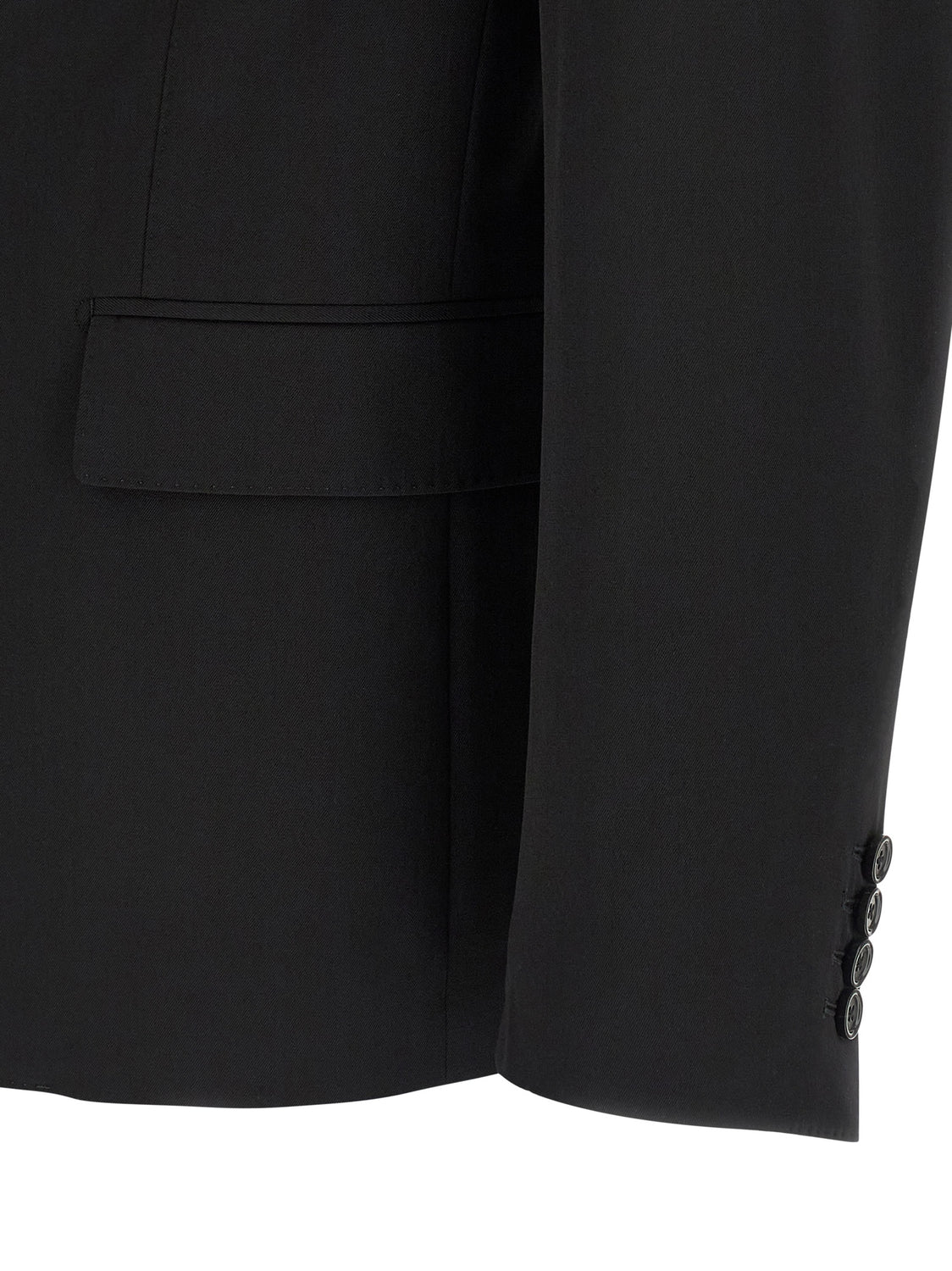Black Virgin Wool Blazer
