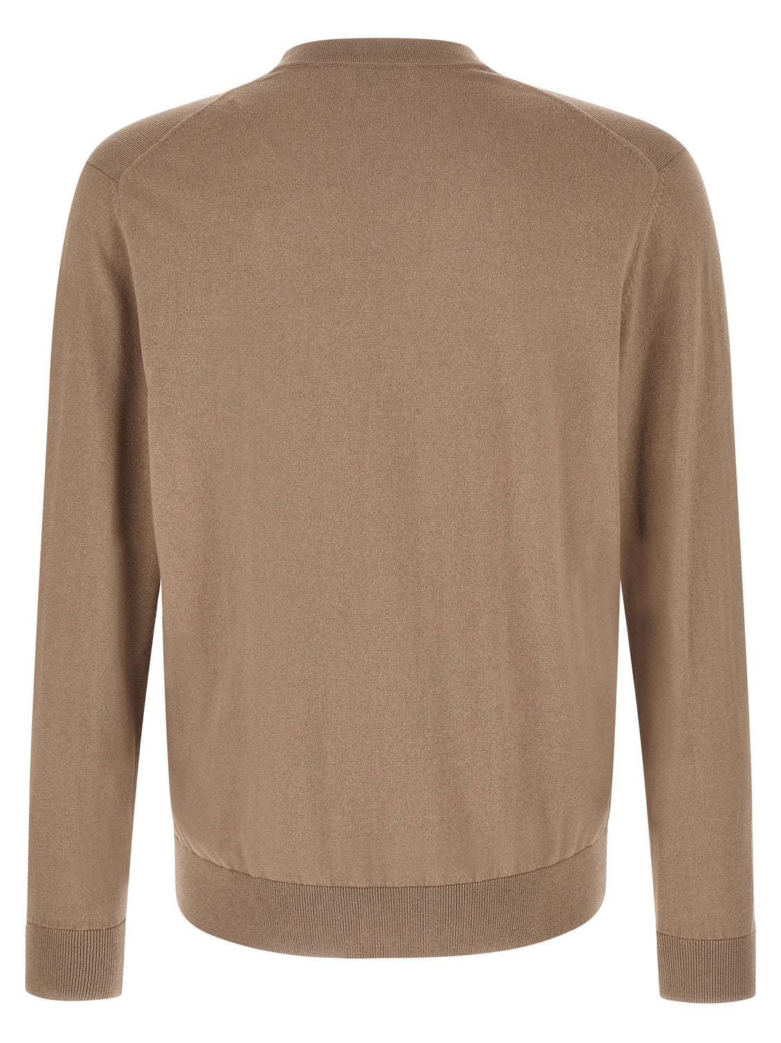 Brown Cotton Cardigan