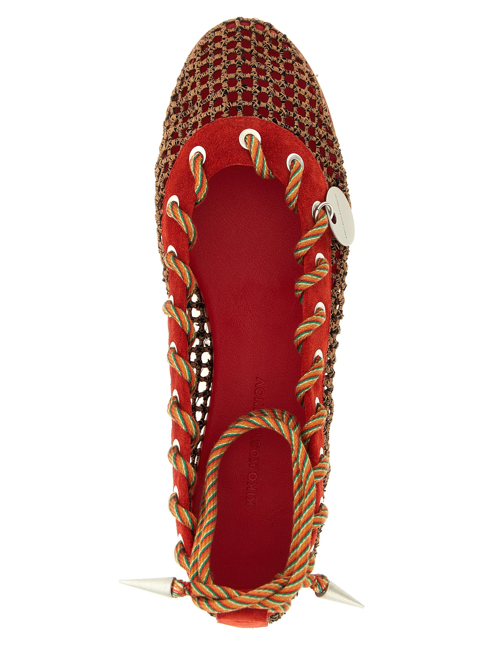 Multicolor Polyester Ballet Flats