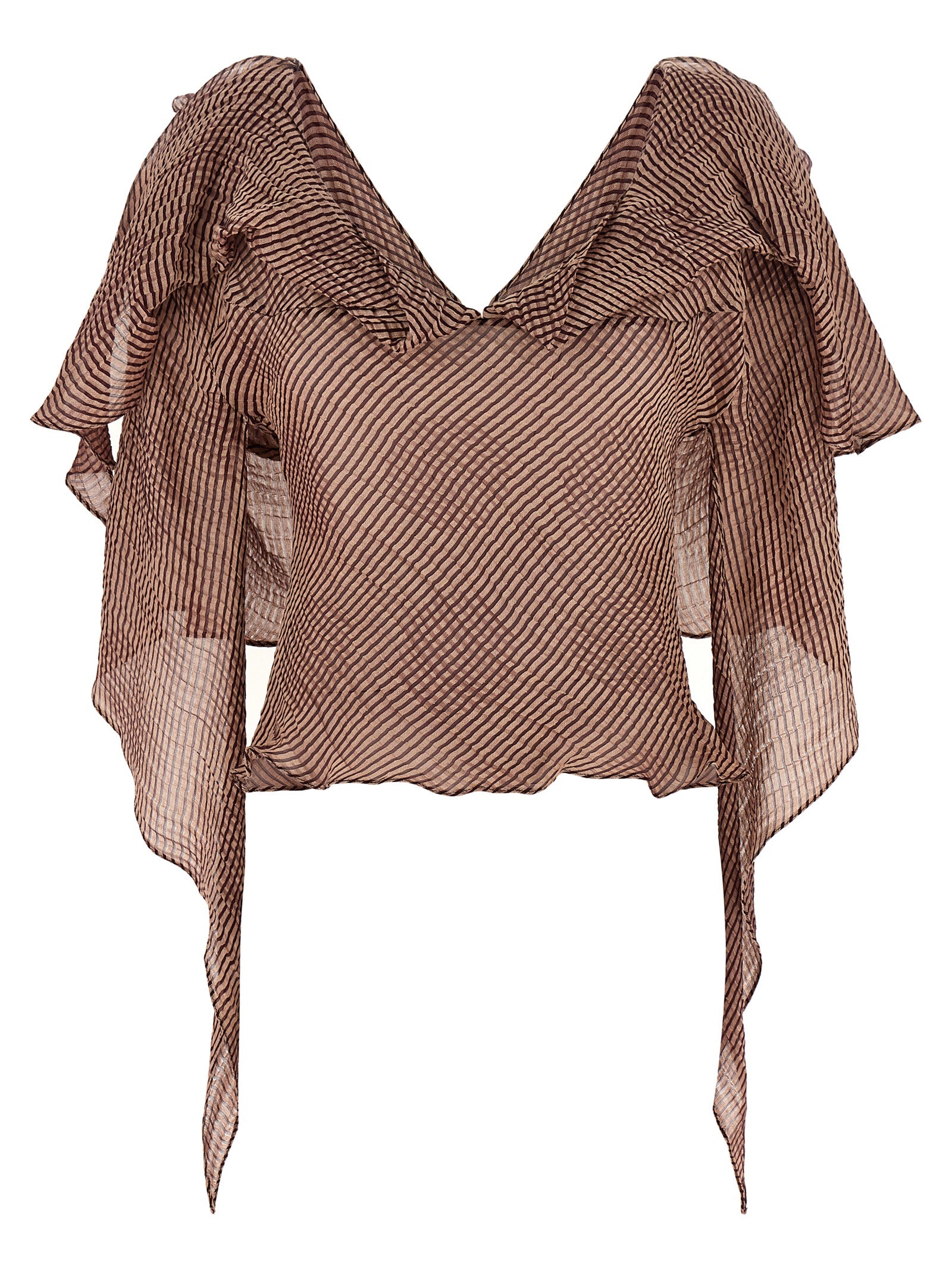 Bordeaux Linen Blouse