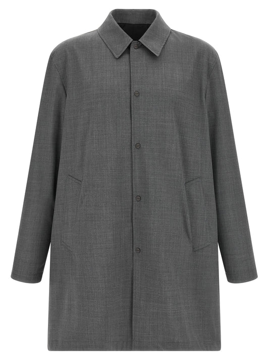 Multicolor Polyester Coat