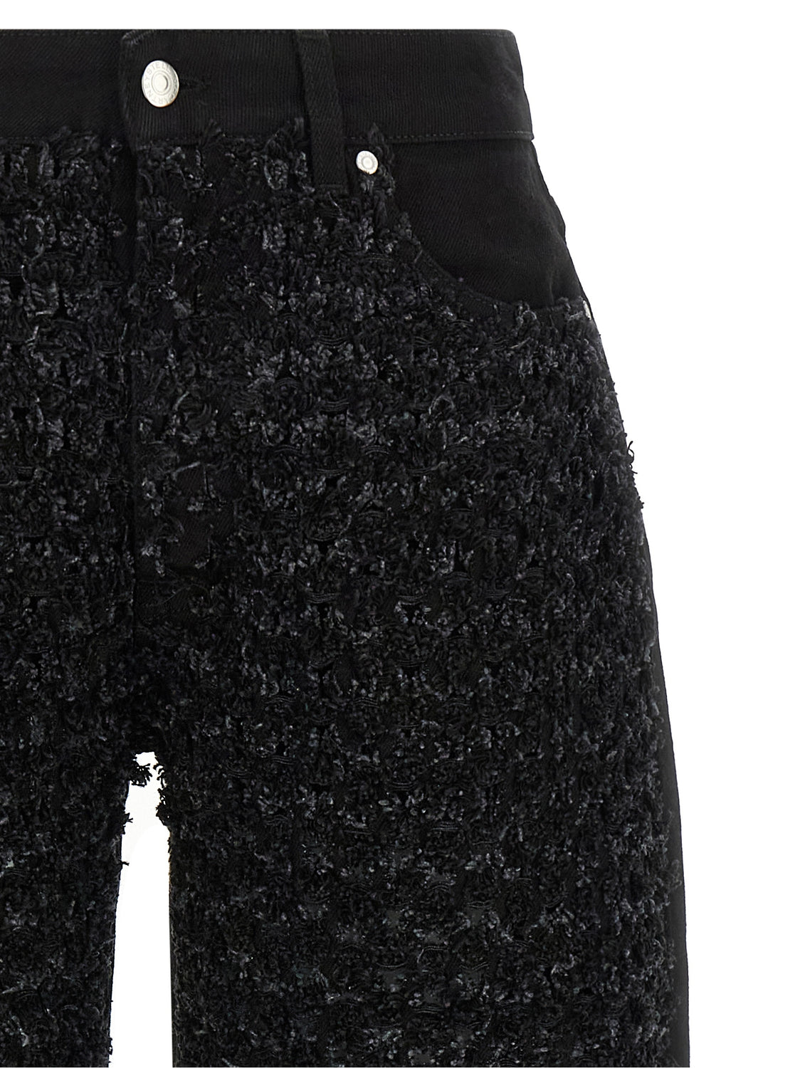 Black Cotton Jeans Denim