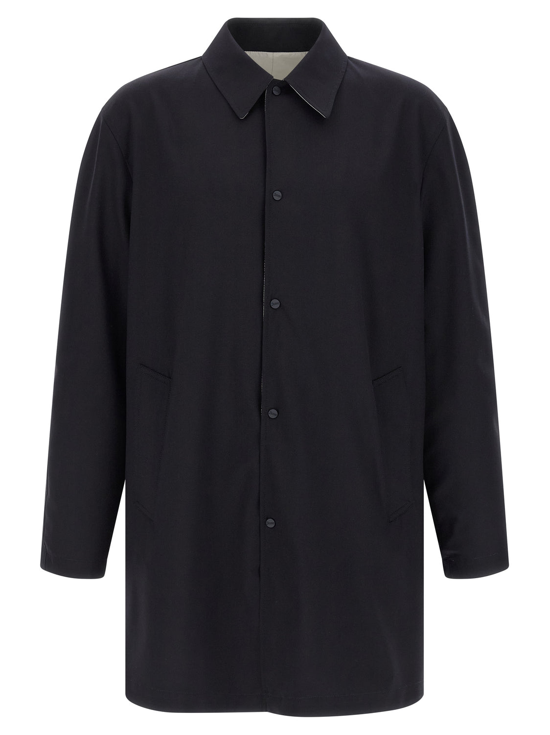 Multicolor Polyester Coat