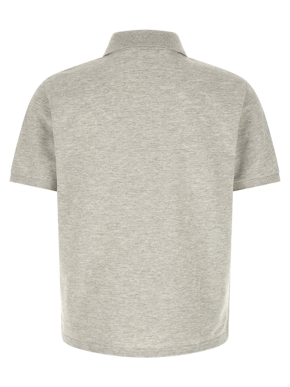 Gray Cotton Polo Shirt