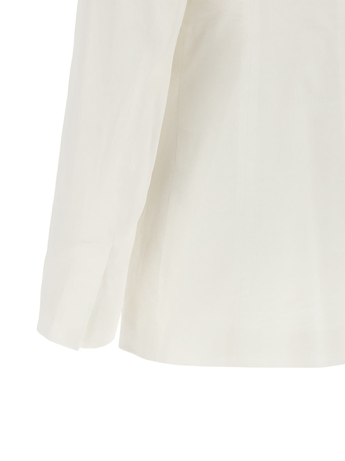 White Linen Blazer