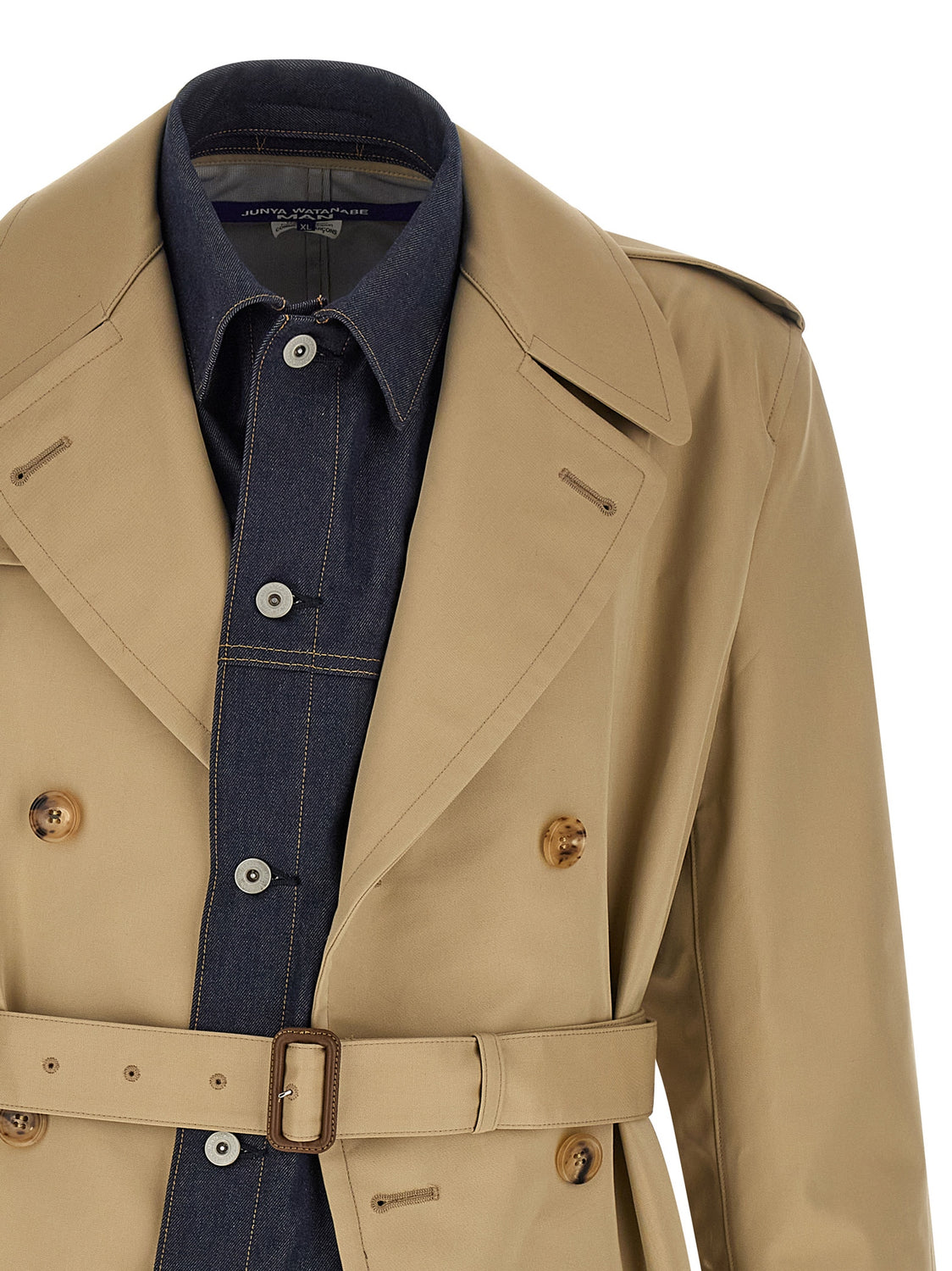 Beige Cotton Coat