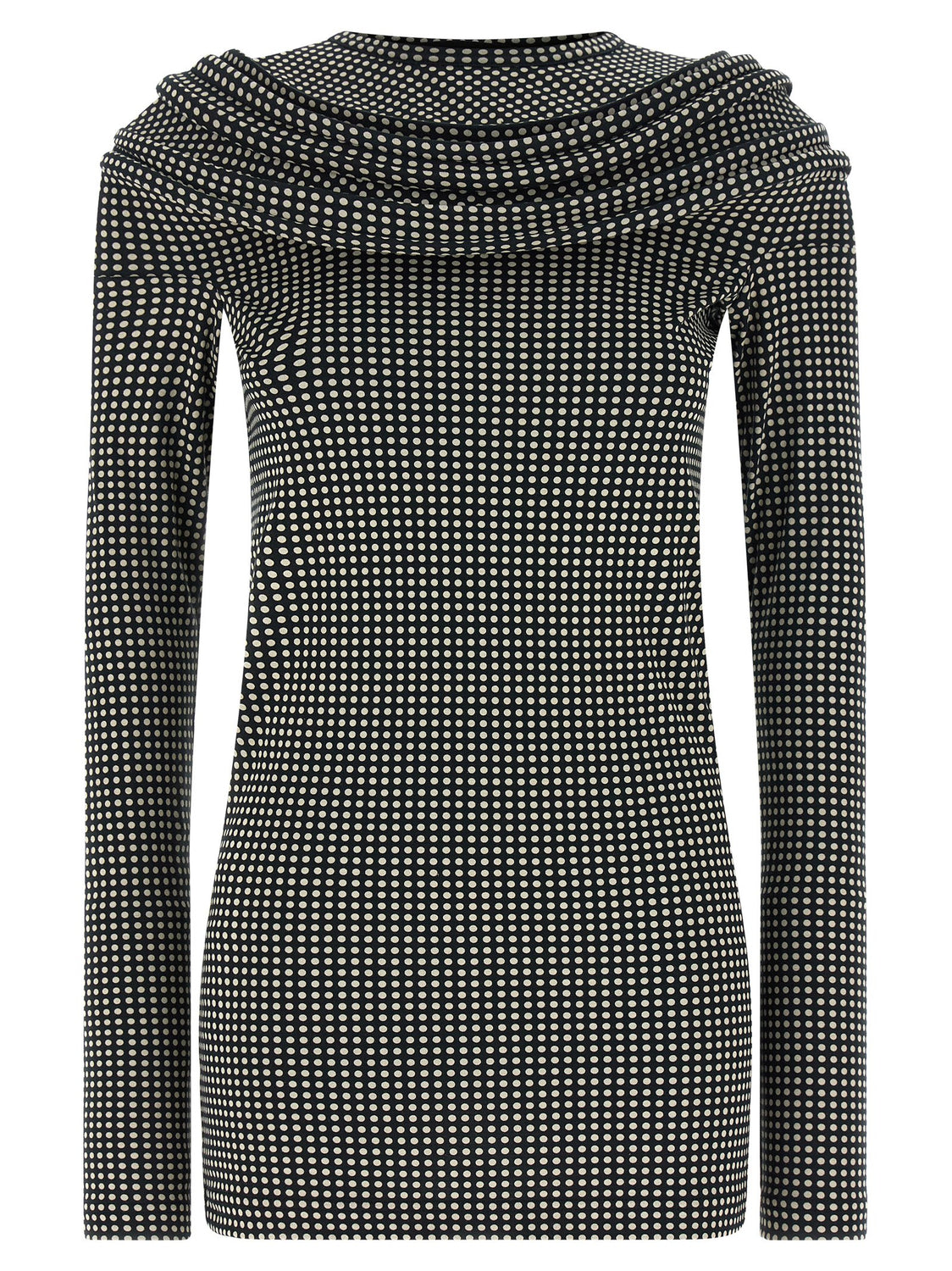 Bicolor Cotton Short Dress
