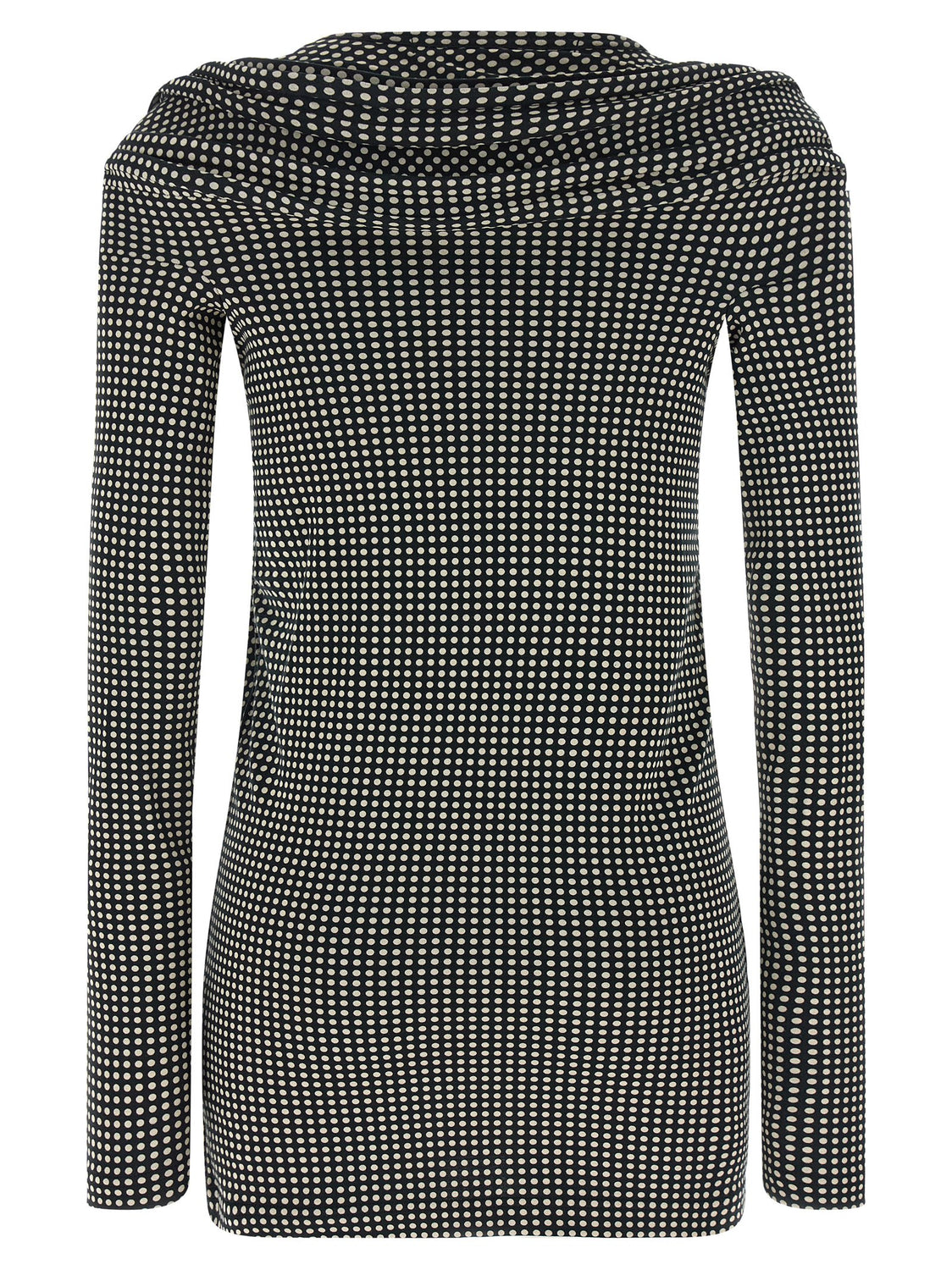 Bicolor Cotton Short Dress