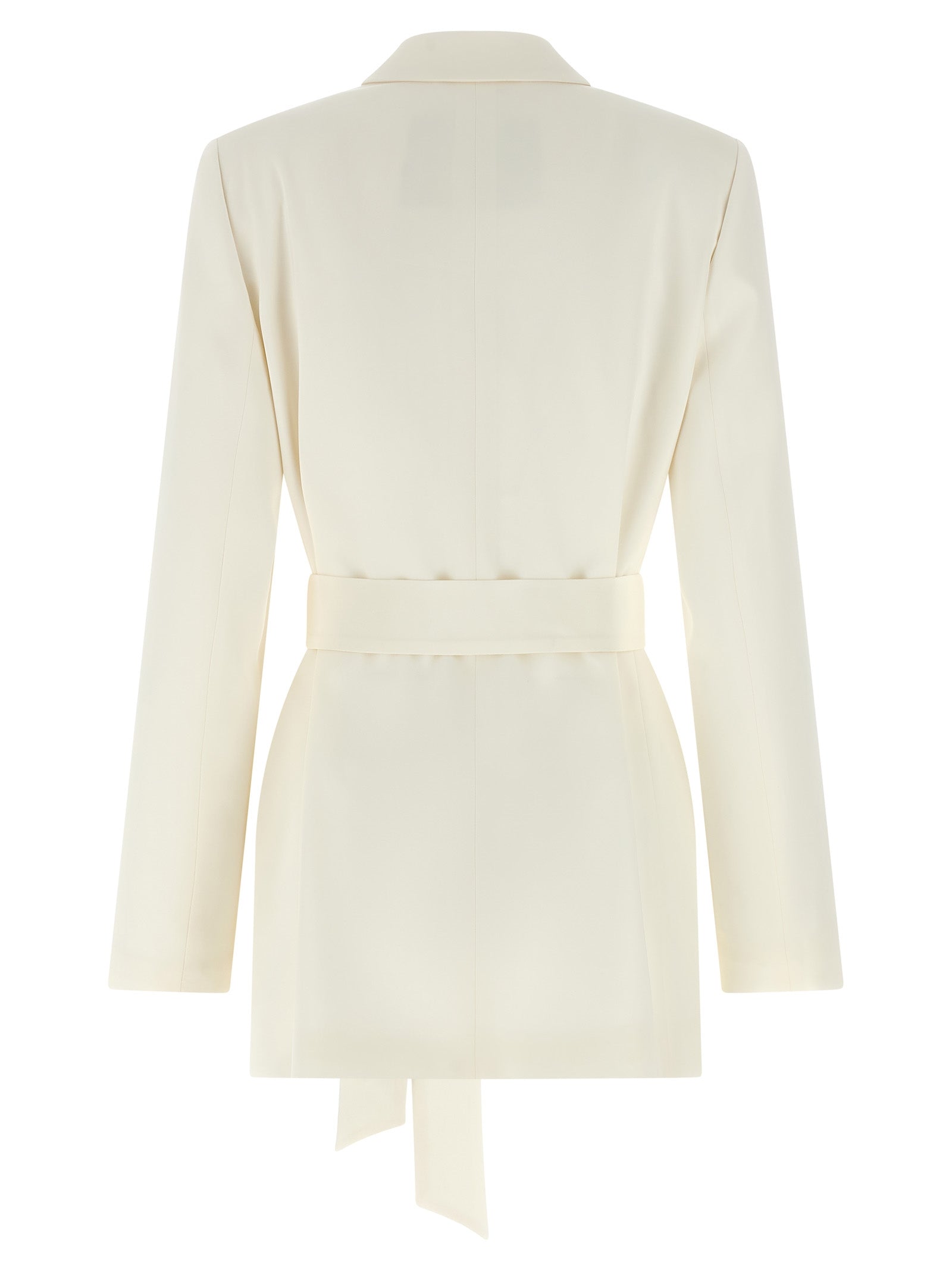 White Silk Blazer