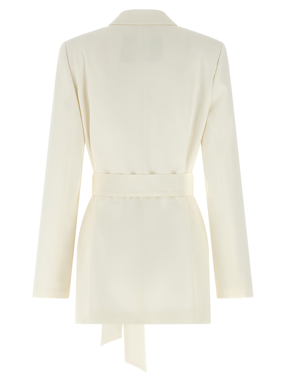 White Silk Blazer
