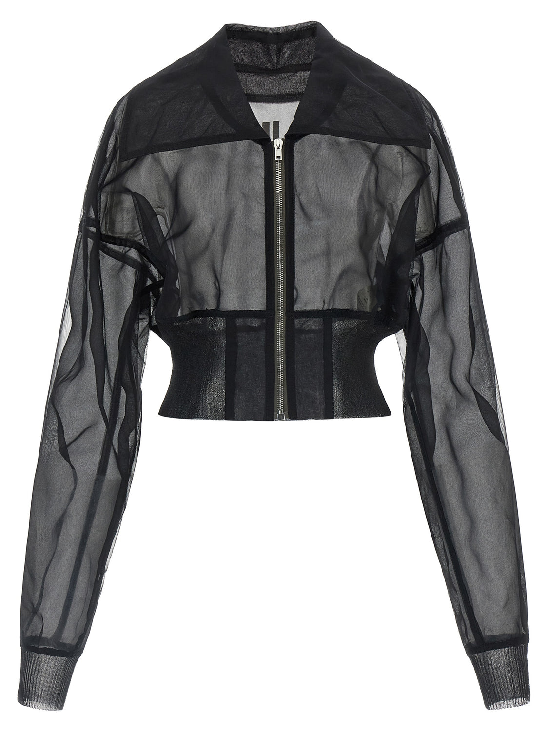 Black Nylon Bomber