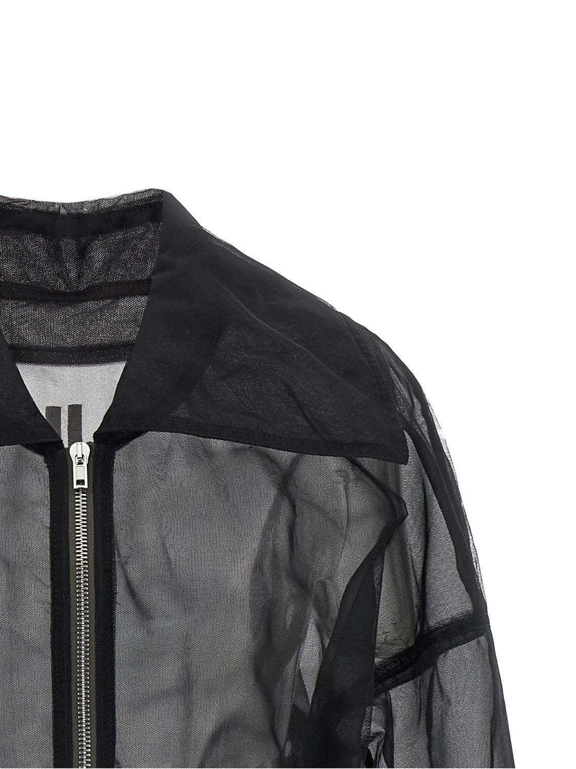 Black Nylon Bomber