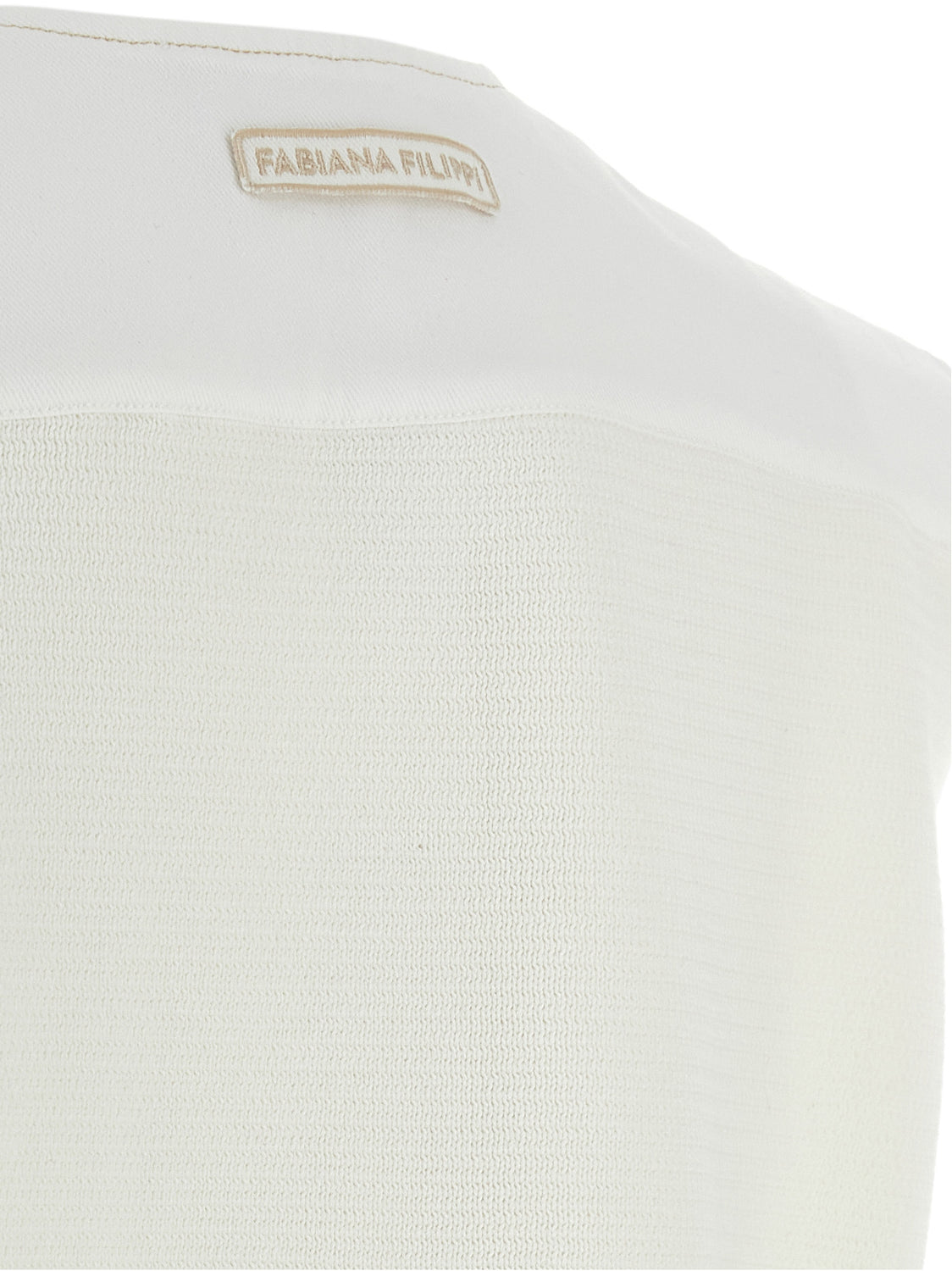 White Cotton Sleeveless Jacket