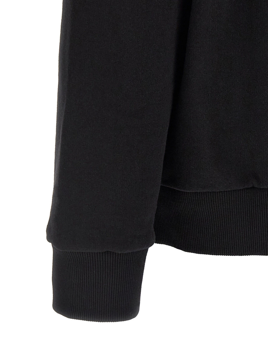 Black Cotton Sweatshirt