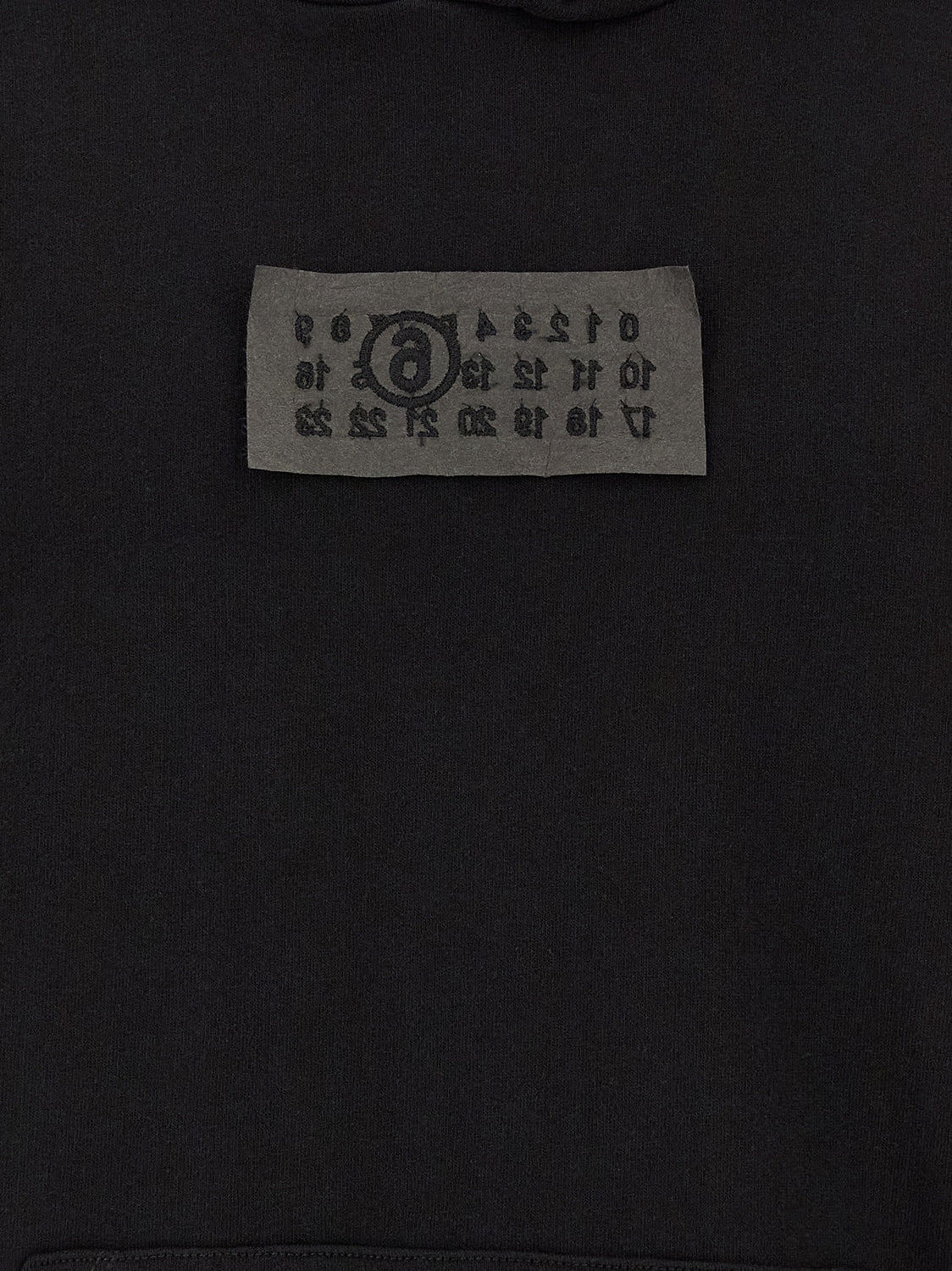 Black Cotton Sweatshirt