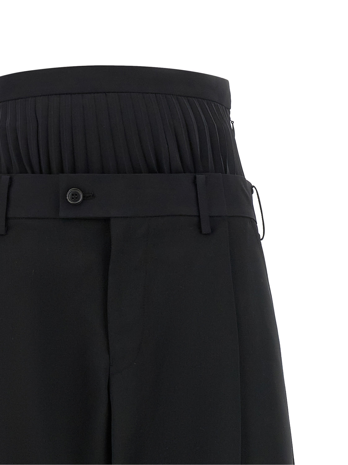 Black Wool Pants