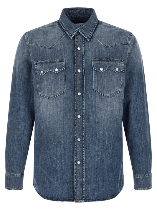 Blue Cotton Blouse