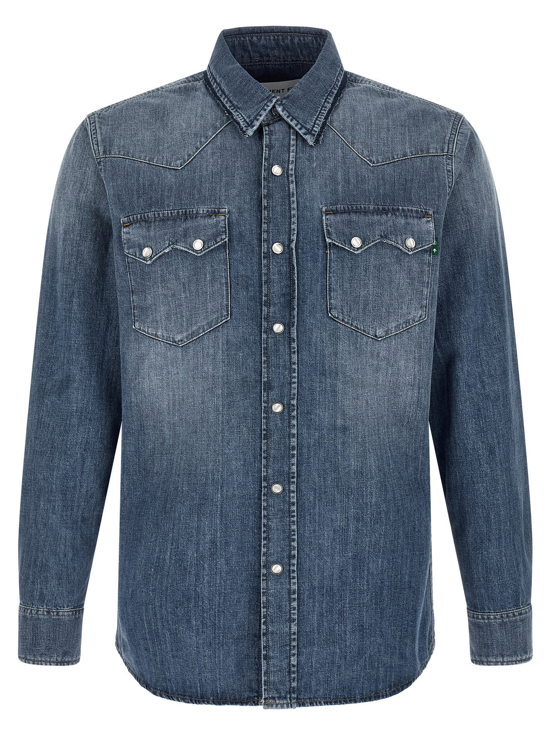 Blue Cotton Blouse