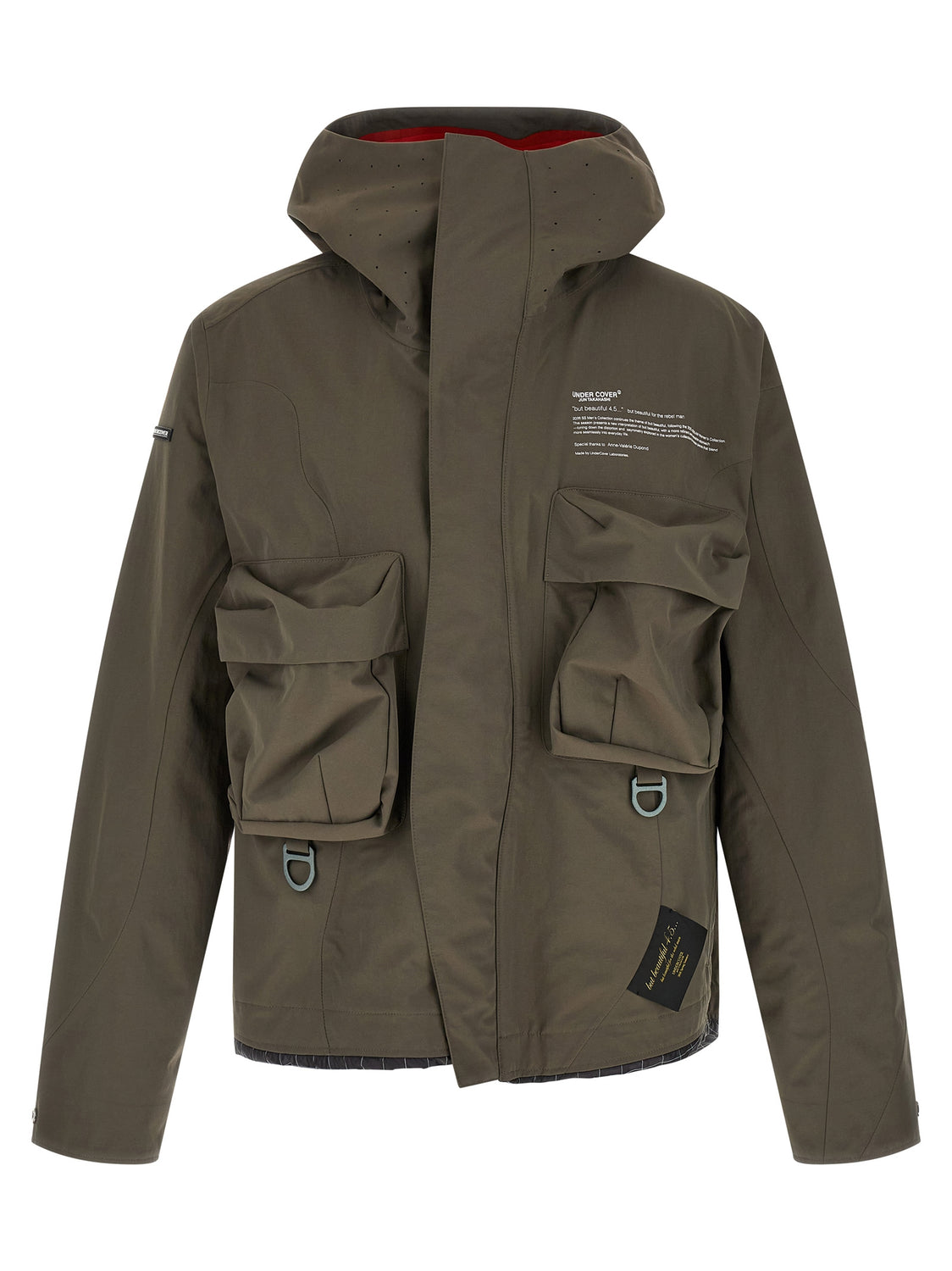 Gray Nylon Parka