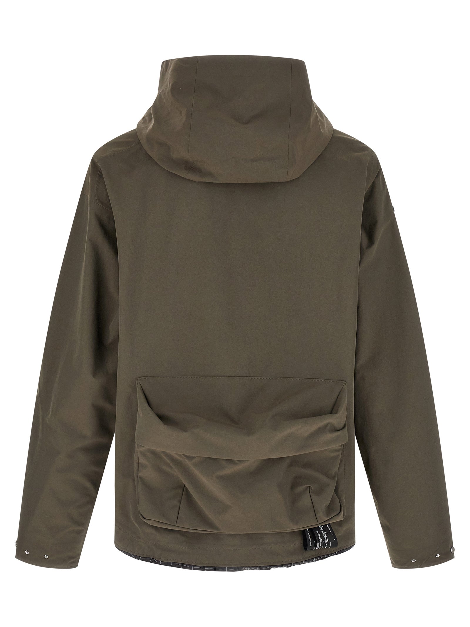 Gray Nylon Parka