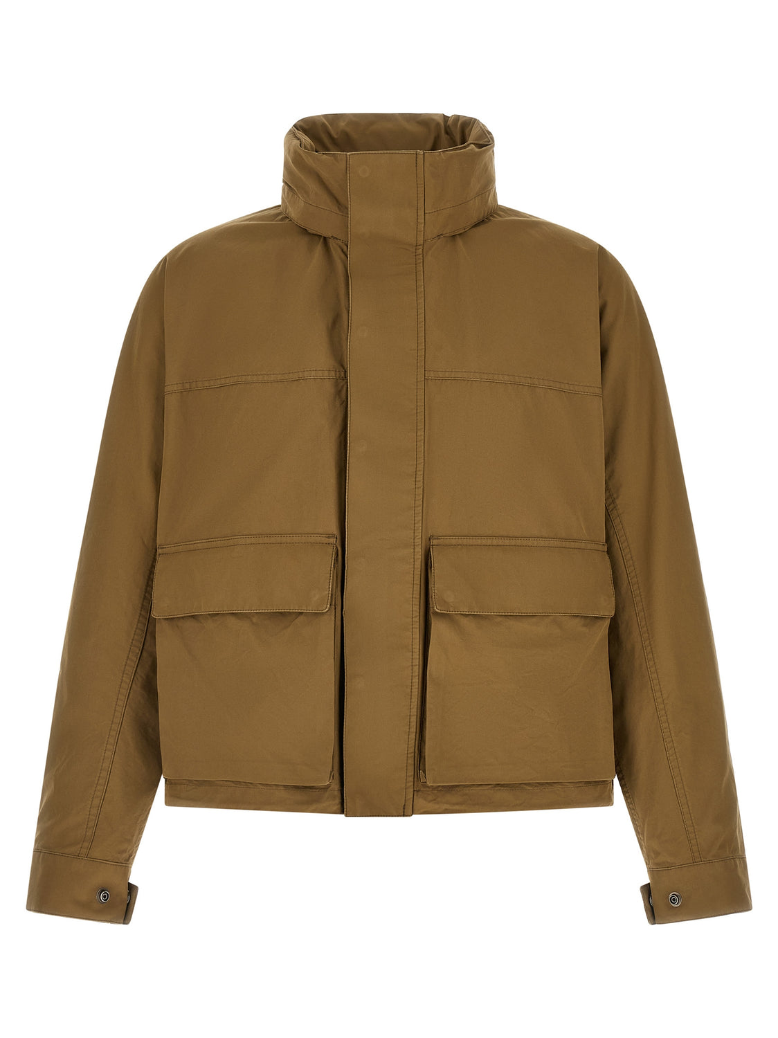 Bicolor Cotton Parka