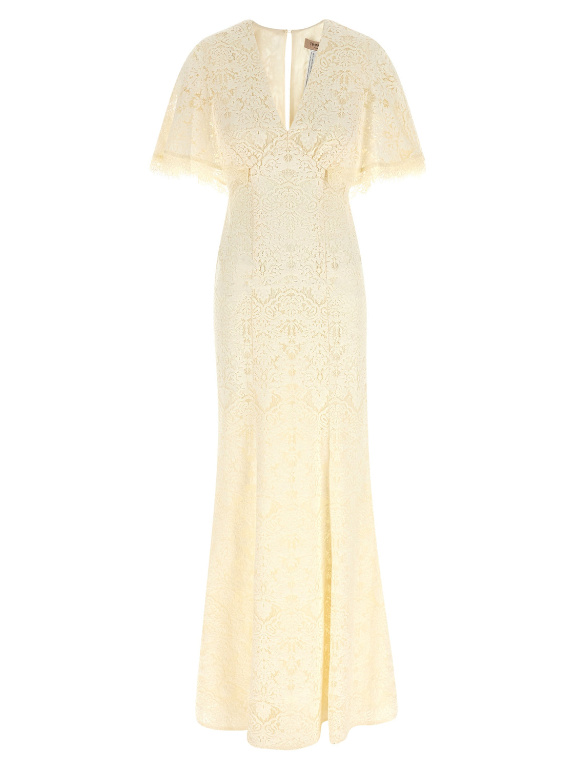 White Cotton Long Dress