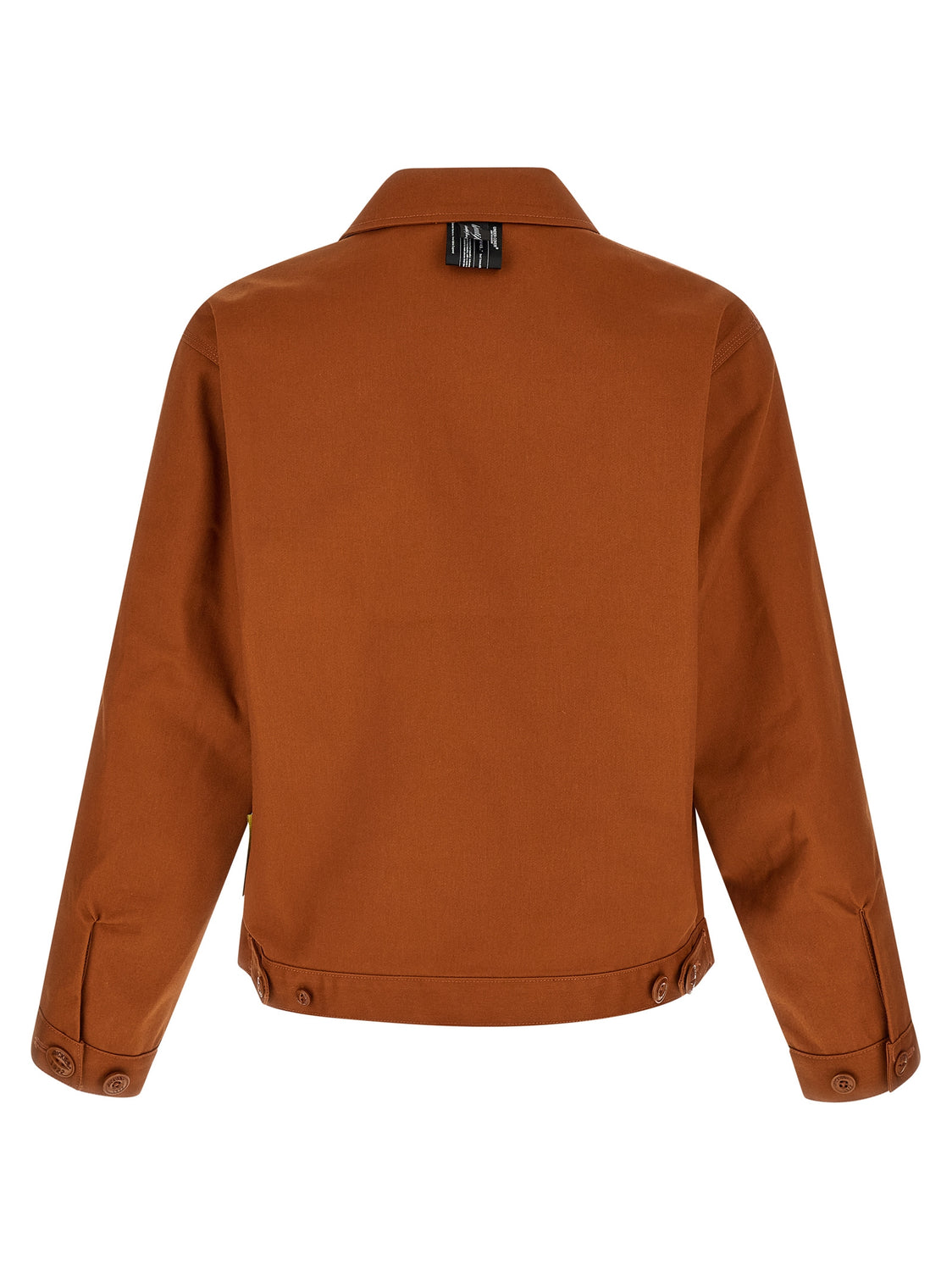 Brown Polyester Shell Jacket