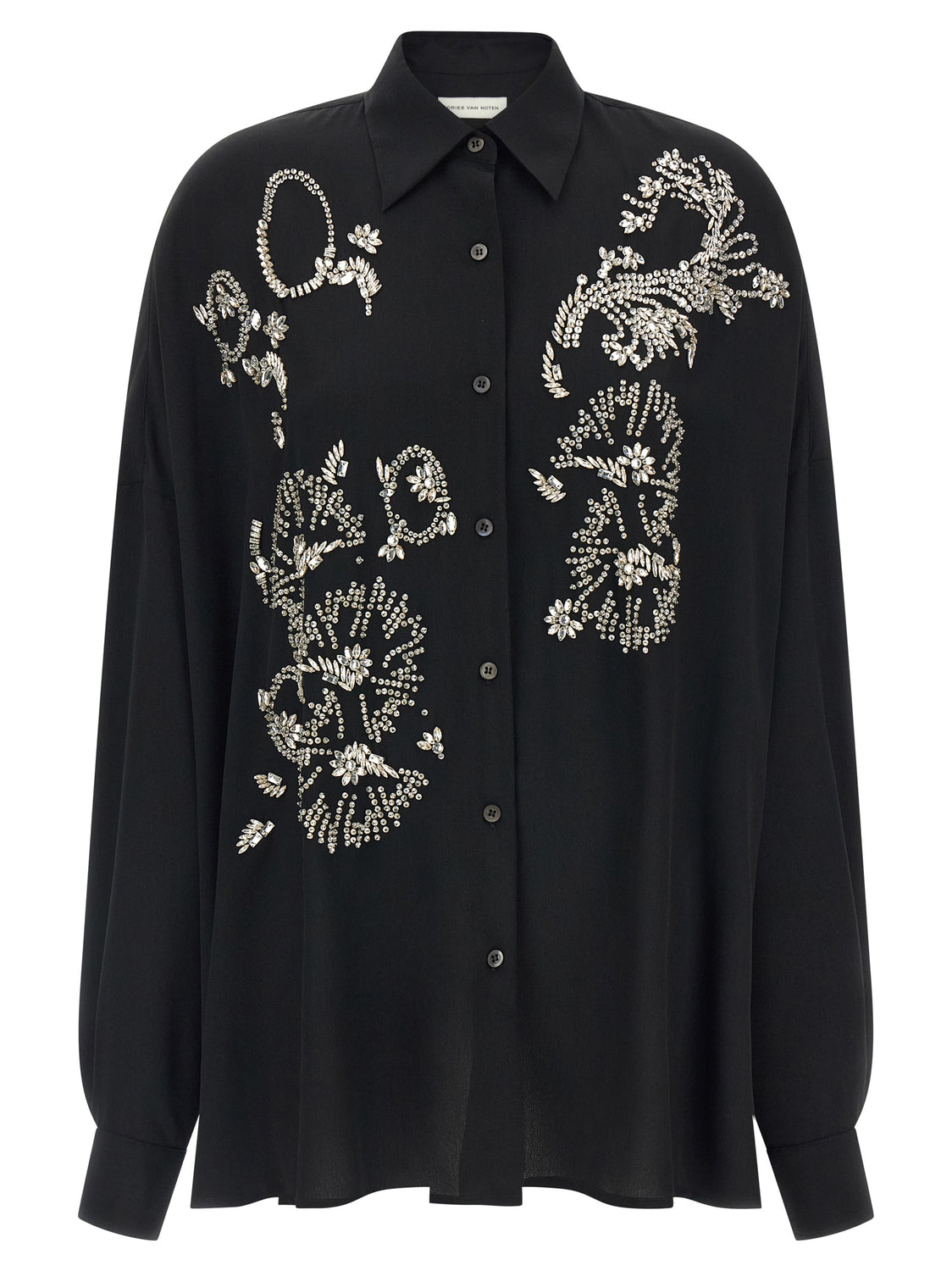 Black Polyester Blouse