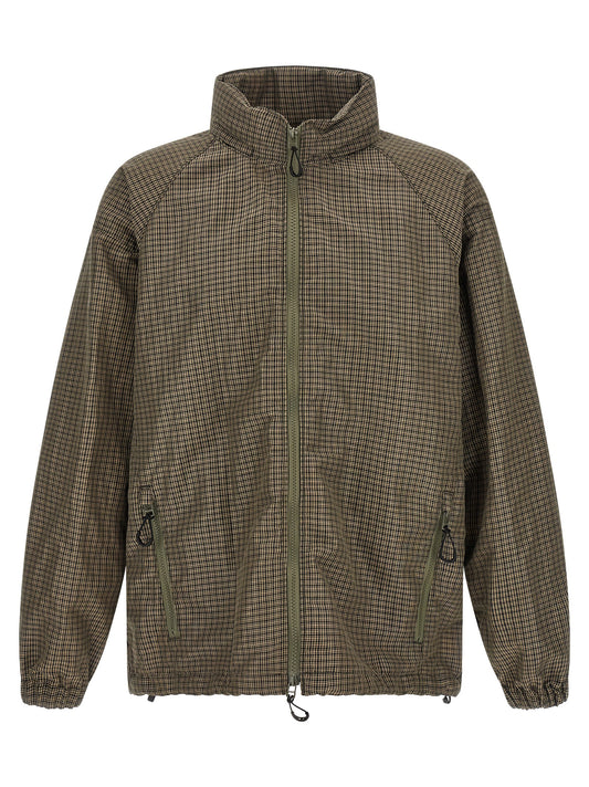 Bicolor Linen Shell Jacket