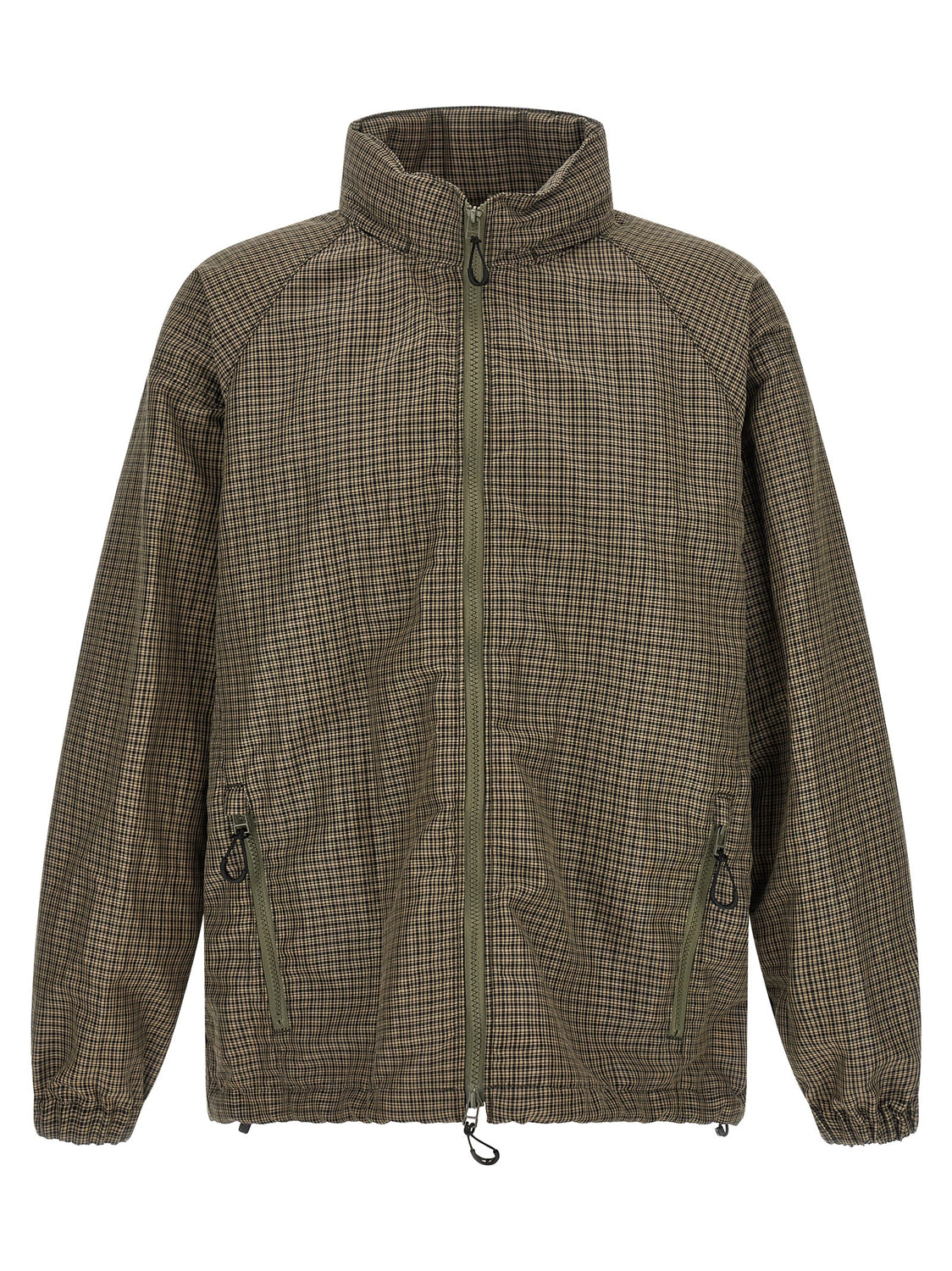 Bicolor Linen Shell Jacket