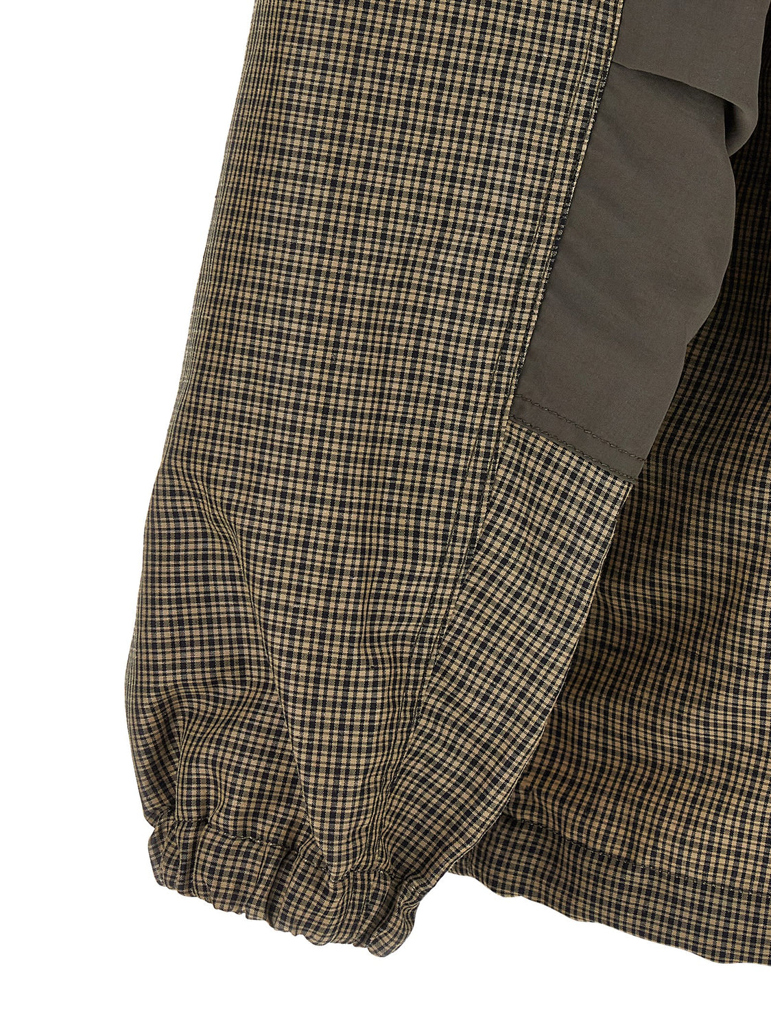 Bicolor Linen Shell Jacket