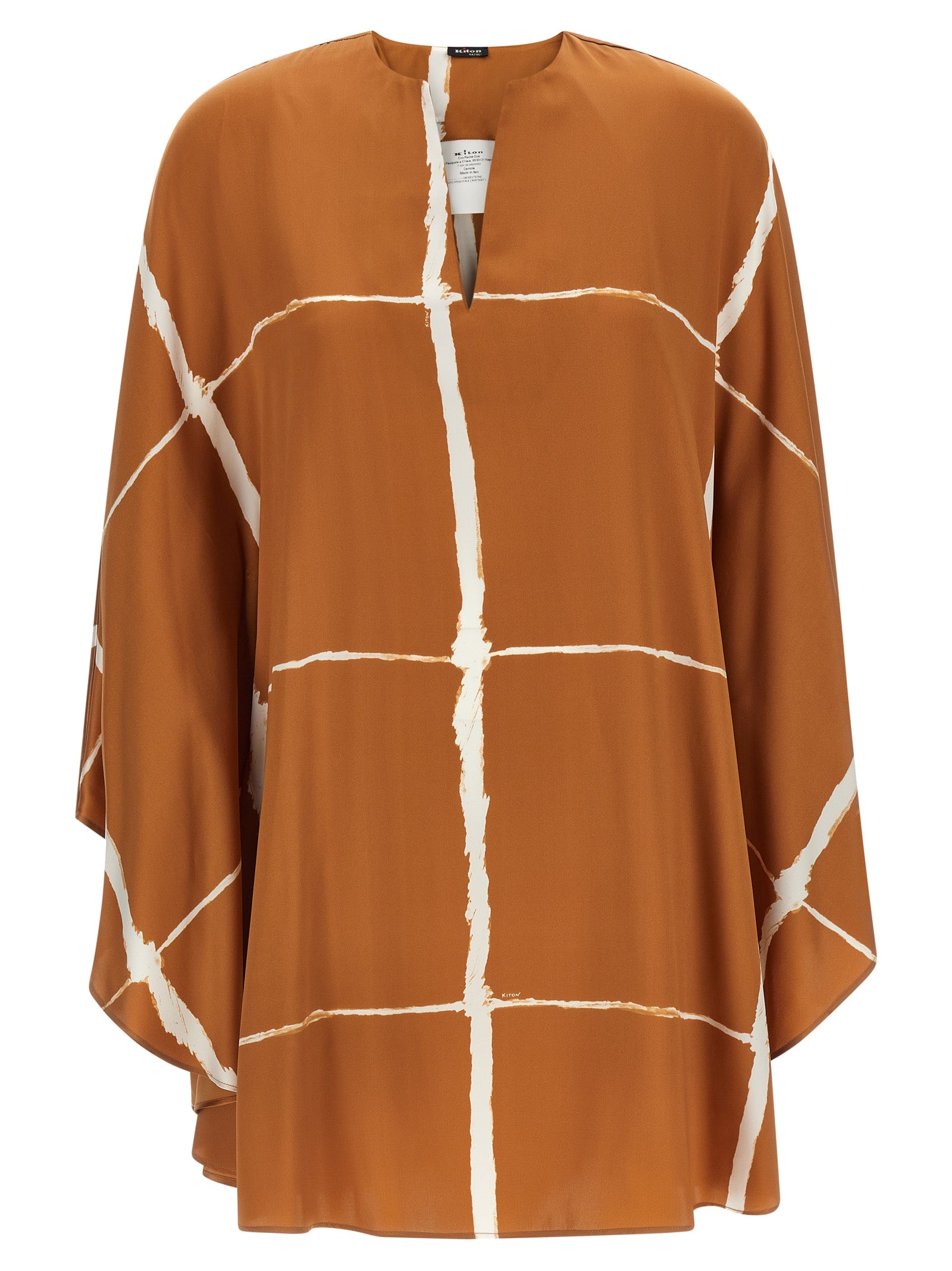 Brown Silk Blouse
