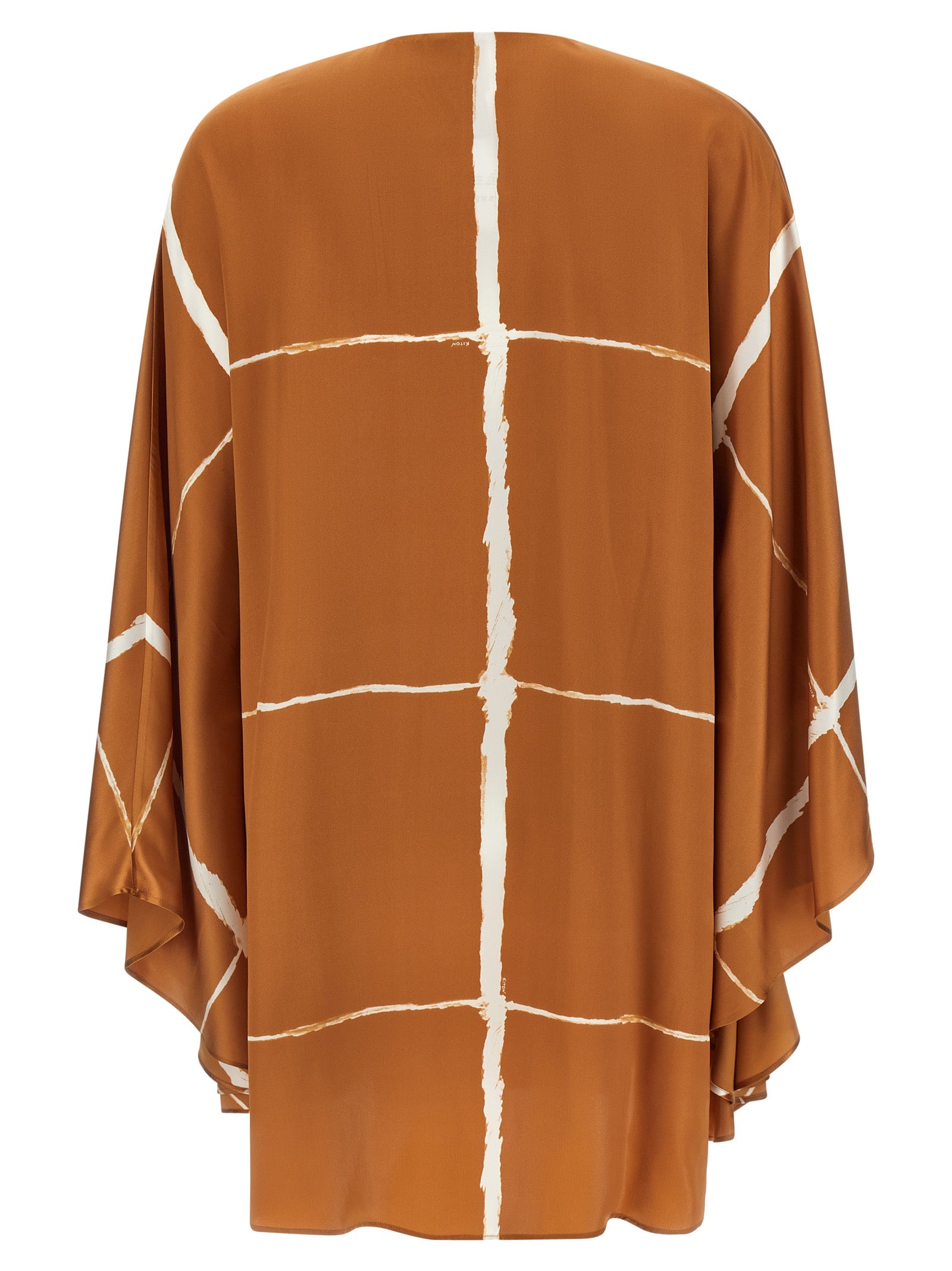 Brown Silk Blouse