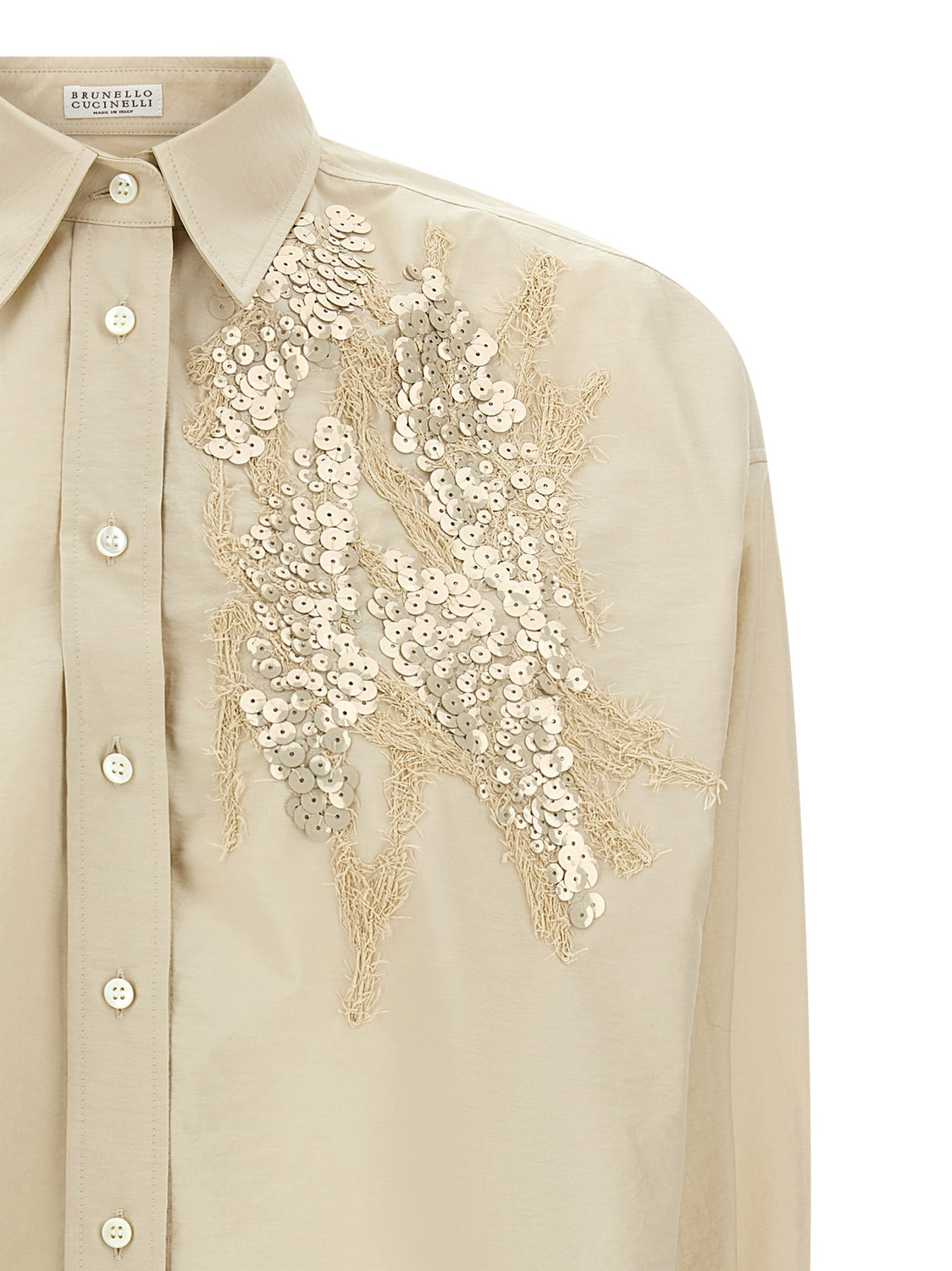 Beige Cotton Blouse