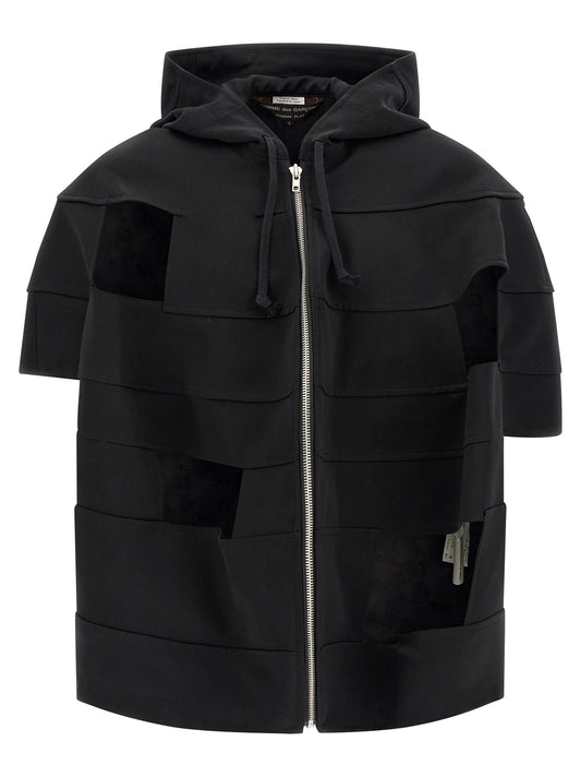 Black Wool Shell Jacket