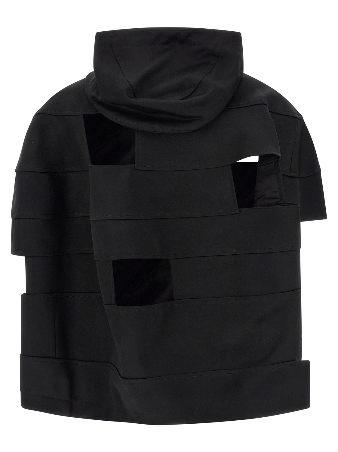 Black Wool Shell Jacket
