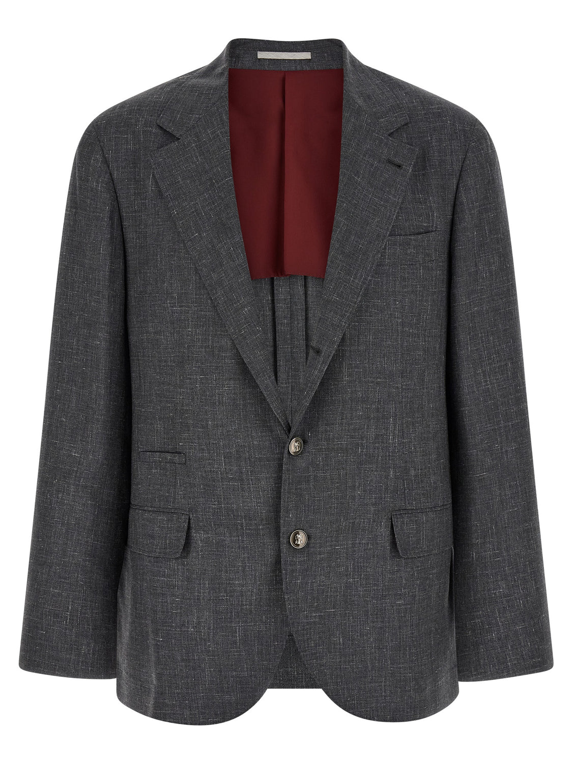 Gray Wool Blazer