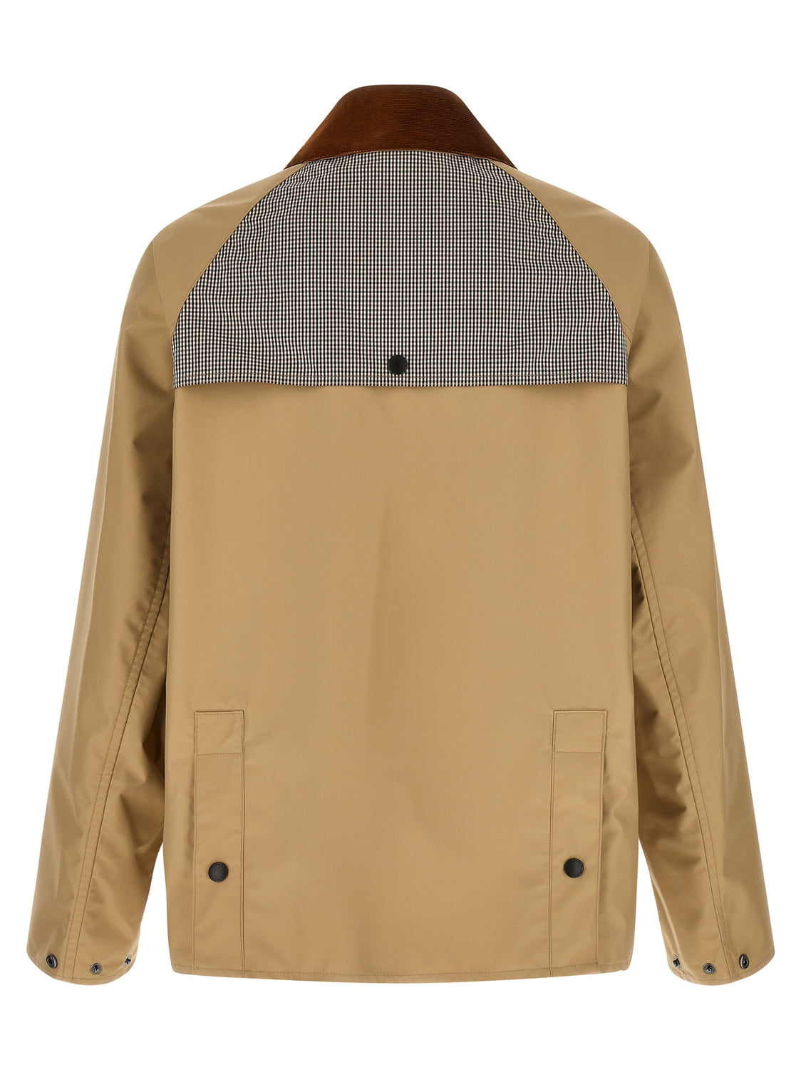 Beige Nylon Shell Jacket