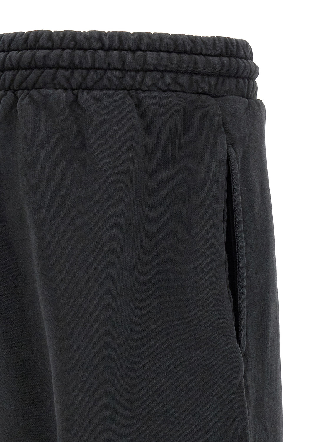 Black Cotton Joggers (Workout Pants)