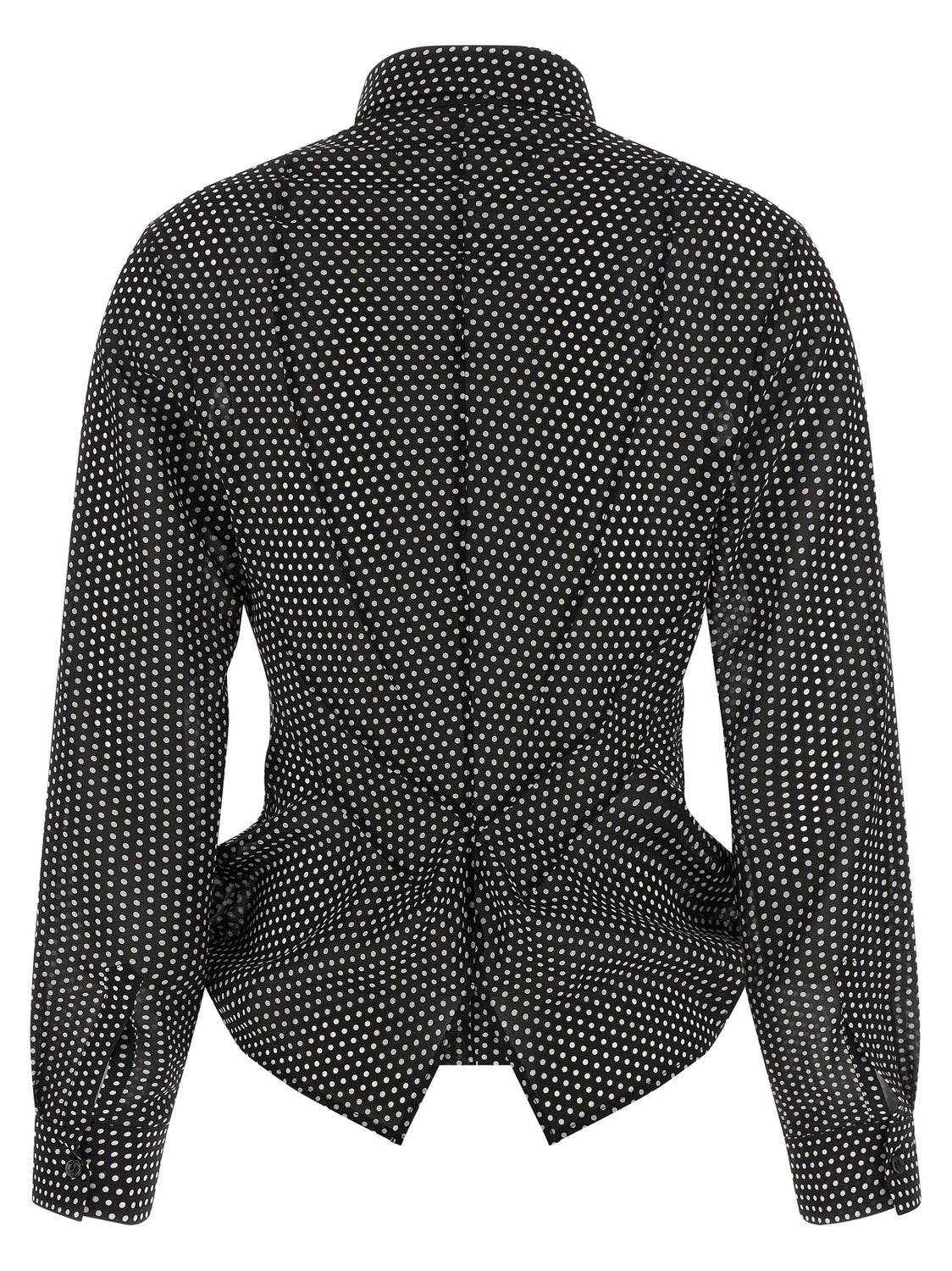 Bicolor Polyester Blouse