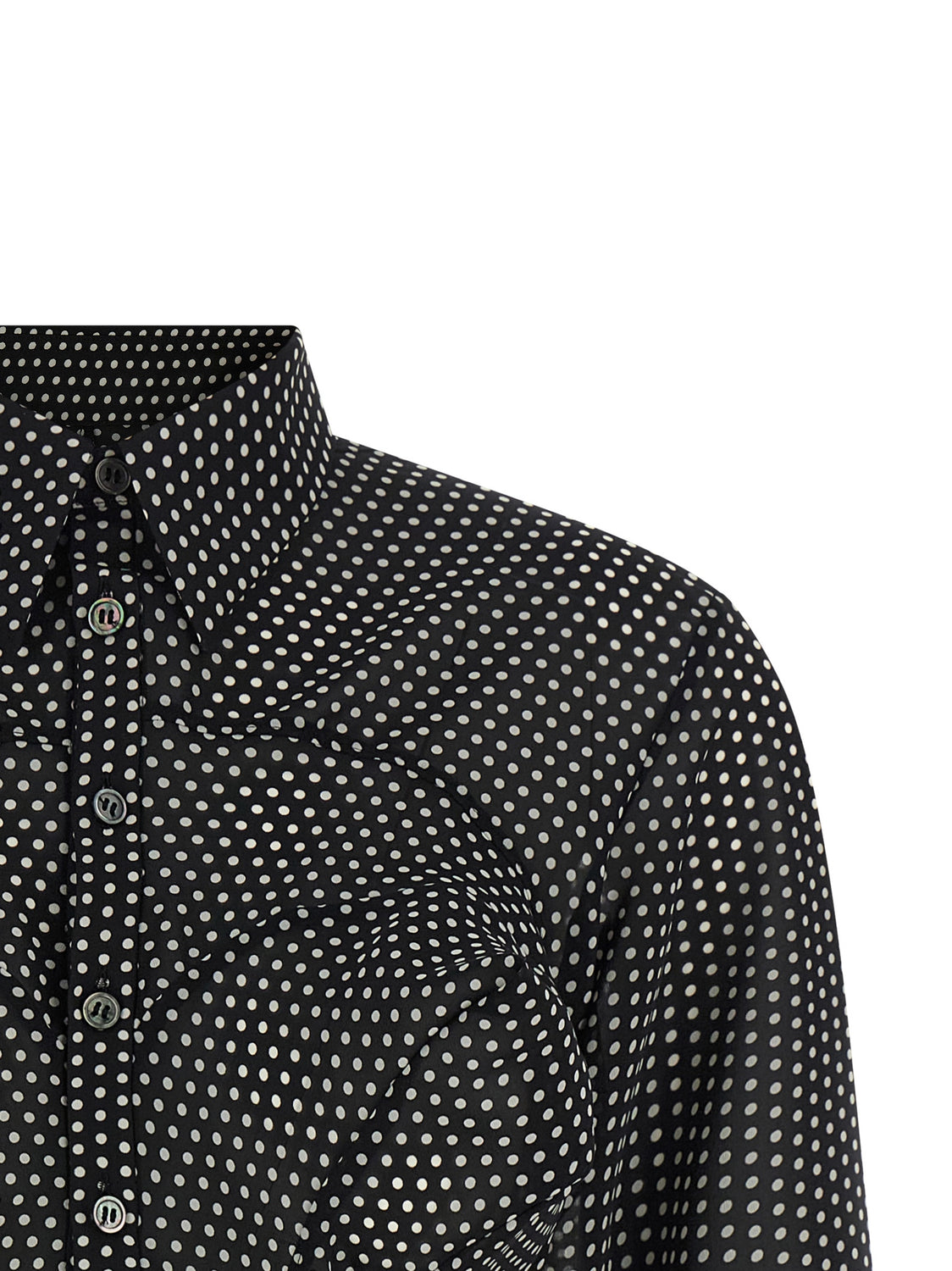 Bicolor Polyester Blouse