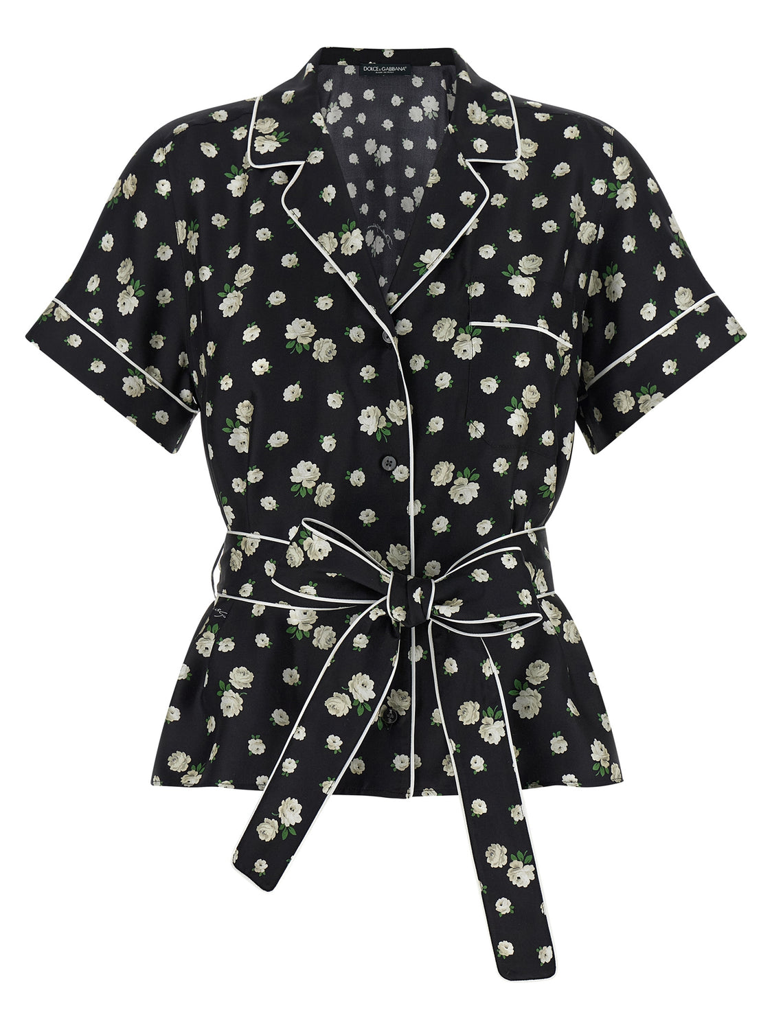 Black Silk Blouse