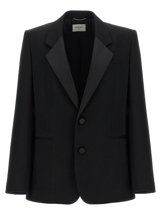 Black Wool Blazer