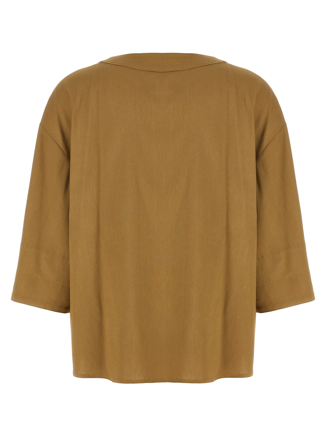 Beige Linen Blouse
